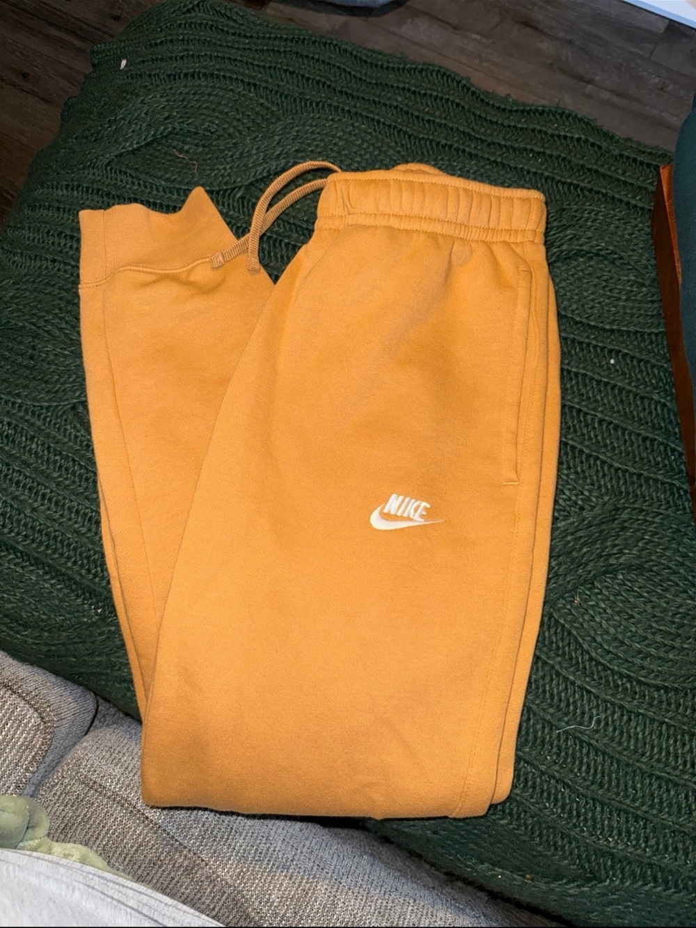Nike Orange Youth Fleece Jogger Pants